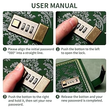 Amazon.com : YOMENT Diary Vintage Journal with Lock for